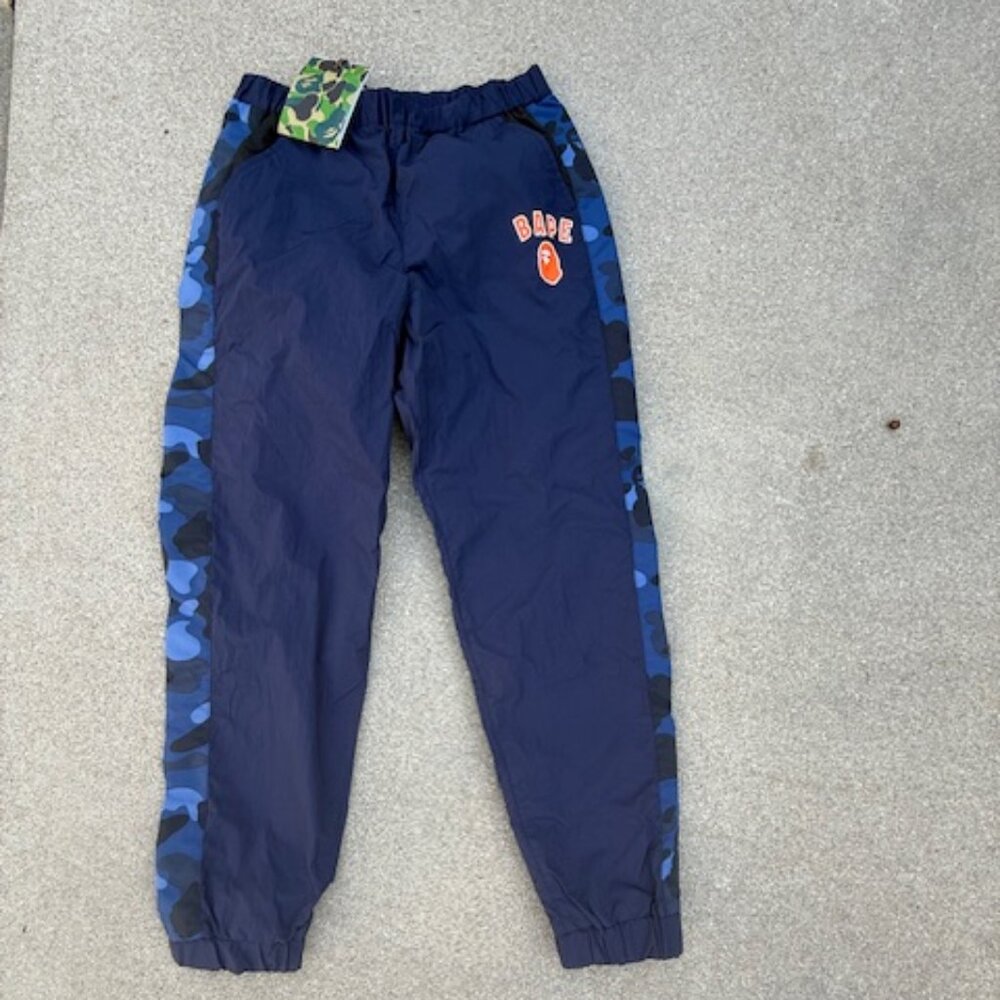 a bathing ape kids track pants 160